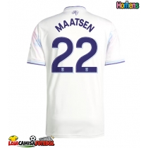 Camisa de Futebol Aston Villa Ian Maatsen #22 Equipamento Alternativo 2025-26 Manga Curta